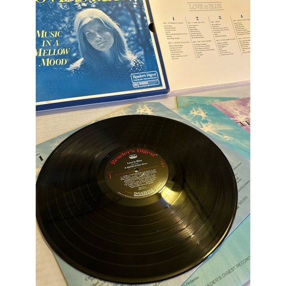 Love is Blue Music in a Mellow Mood 4 LP Vinyl  Record Album Set - Picture 2 of 2